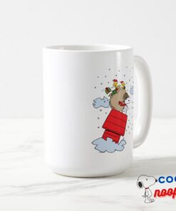 Peanuts Snoopy The Red Baron At Christmas Mug 2