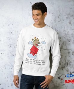 Peanuts Snoopy The Red Baron At Christmas Sweatshirt 3