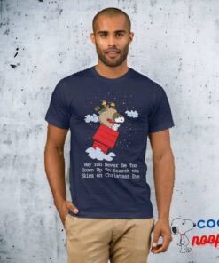 Peanuts Snoopy The Red Baron At Christmas T Shirt 11