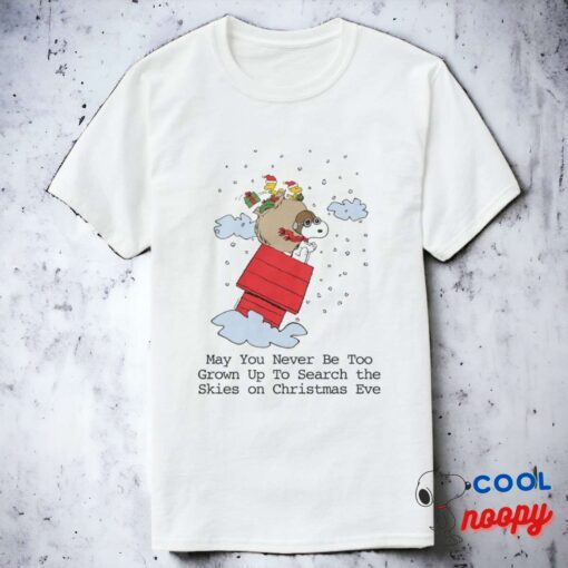 Peanuts Snoopy The Red Baron At Christmas T Shirt 15