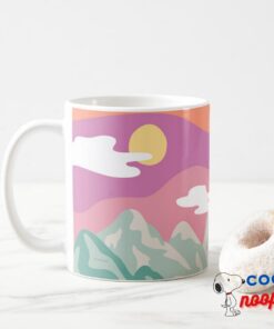 Peanuts Snoopy Troop Hiking The Mountain Coffee Mug 15