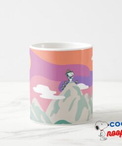 Peanuts Snoopy Troop Hiking The Mountain Coffee Mug 5