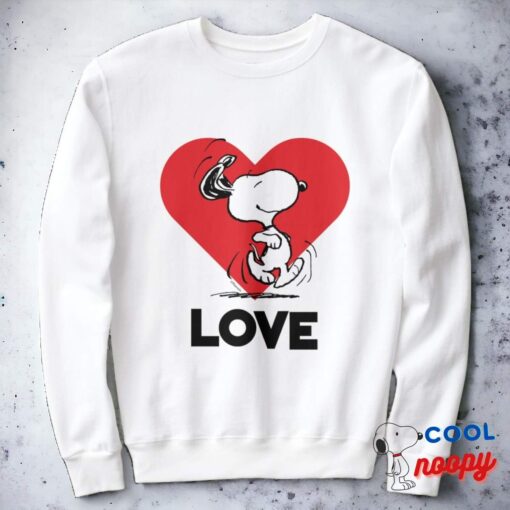 Peanuts Snoopy Valentines Day Walk Sweatshirt 12