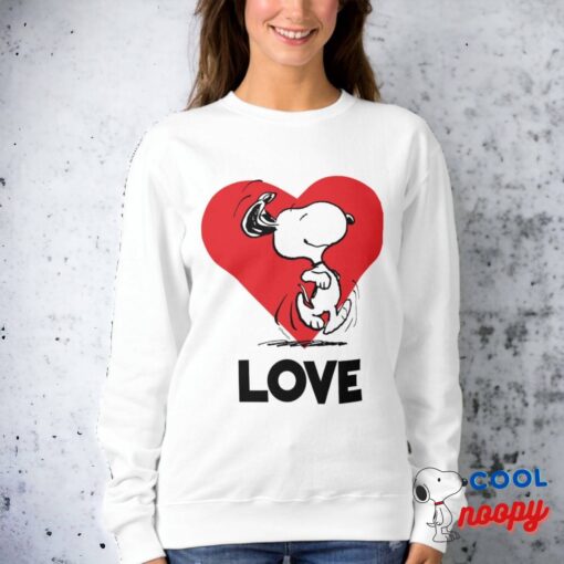 Peanuts Snoopy Valentines Day Walk Sweatshirt 2