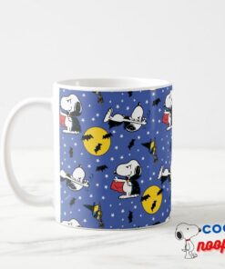 Peanuts Snoopy Vampire Pattern Coffee Mug 5
