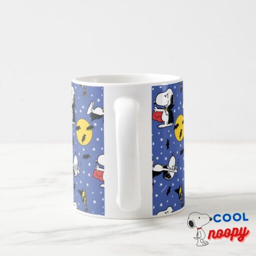 Peanuts Snoopy Vampire Pattern Coffee Mug 6