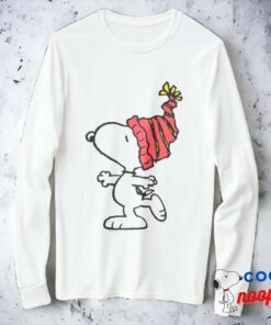 Peanuts Snoopy Winter Beanie Cap T Shirt 7