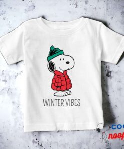 Peanuts Snoopy Winter Coat Hat Baby T Shirt 15