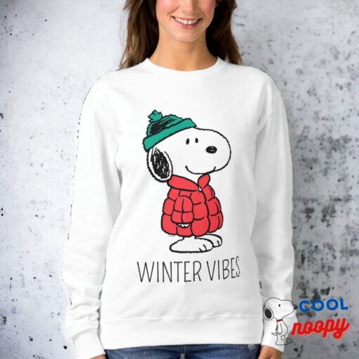 Peanuts Snoopy Winter Coat Hat Sweatshirt 8