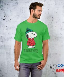 Peanuts Snoopy Winter Coat Hat T Shirt 11