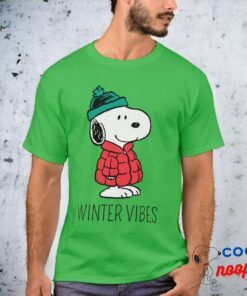 Peanuts Snoopy Winter Coat Hat T Shirt 12