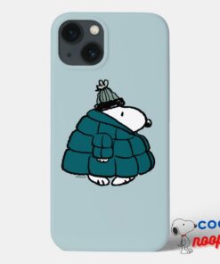 Peanuts Snoopy Winter Puffer Jacket Case Mate Iphone Case 8