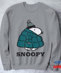 Peanuts Snoopy Winter Puffer Jacket Sweatshirt 18