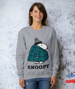 Peanuts Snoopy Winter Puffer Jacket Sweatshirt 19