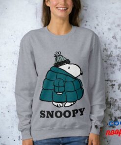 Peanuts Snoopy Winter Puffer Jacket Sweatshirt 20