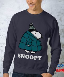 Peanuts Snoopy Winter Puffer Jacket Sweatshirt 25