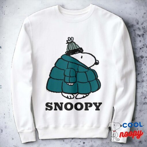 Peanuts Snoopy Winter Puffer Jacket Sweatshirt 28
