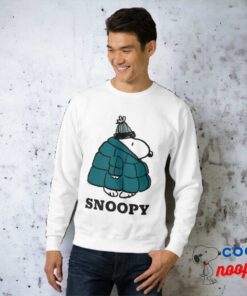 Peanuts Snoopy Winter Puffer Jacket Sweatshirt 9