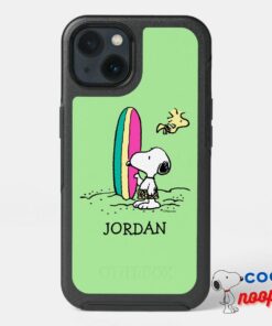 Peanuts Snoopy Woodstock Add Your Name Otterbox Iphone Case 8