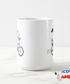 Peanuts Snoopy Woodstock Bicycle Mug 3