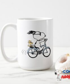 Peanuts Snoopy Woodstock Bicycle Mug 9