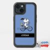 Peanuts Snoopy Woodstock Bicycle Otterbox Iphone Case 8