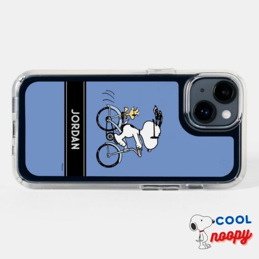 Peanuts Snoopy Woodstock Bicycle Speck Iphone Case 2