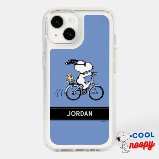 Peanuts Snoopy Woodstock Bicycle Speck Iphone Case 3