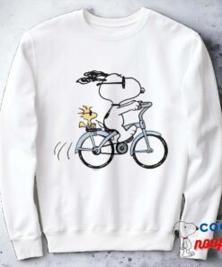 Peanuts Snoopy Woodstock Bicycle Sweatshirt 5