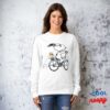 Peanuts Snoopy Woodstock Bicycle Sweatshirt 9