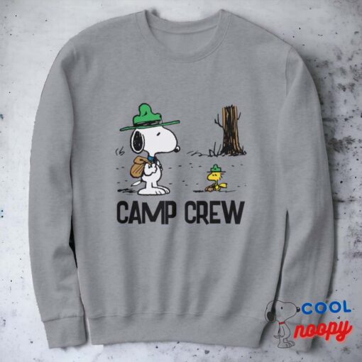 Peanuts Snoopy Woodstock Camping Sweatshirt 12