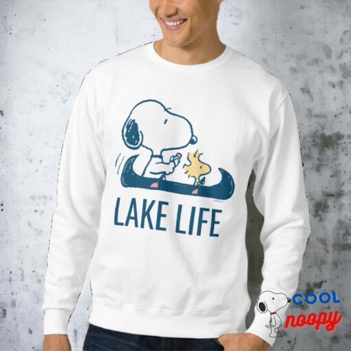 Peanuts Snoopy Woodstock Canoe Sweatshirt 1