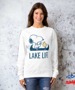 Peanuts Snoopy Woodstock Canoe Sweatshirt 7