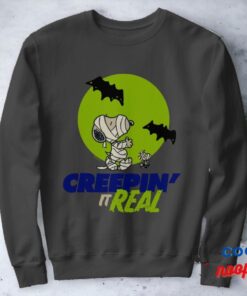 Peanuts Snoopy Woodstock Creepin It Real Sweatshirt 13