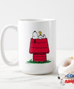 Peanuts Snoopy Woodstock Doghouse Mug 12