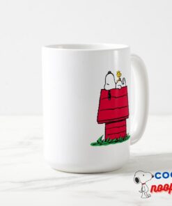 Peanuts Snoopy Woodstock Doghouse Mug 13