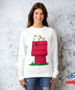 Peanuts Snoopy Woodstock Doghouse Sweatshirt 11
