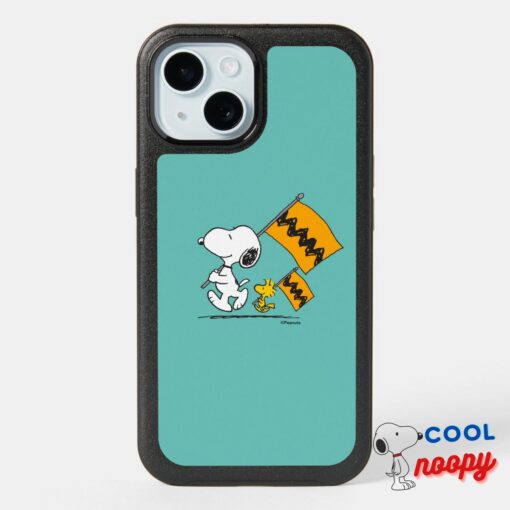 Peanuts Snoopy Woodstock Flags Otterbox Iphone Case 8