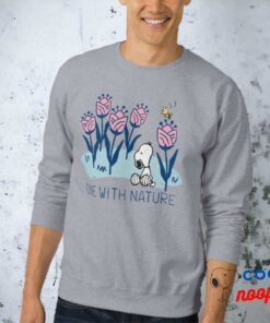 Peanuts Snoopy Woodstock Flower Garden Sweatshirt 3