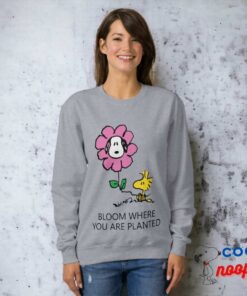 Peanuts Snoopy Woodstock Flower Sweatshirt 9