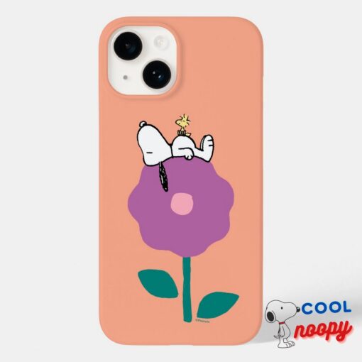 Peanuts Snoopy Woodstock Flower Whistle Case Mate Iphone Case 8