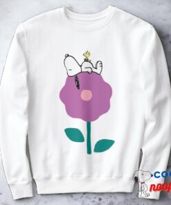 Peanuts Snoopy Woodstock Flower Whistle Sweatshirt 5
