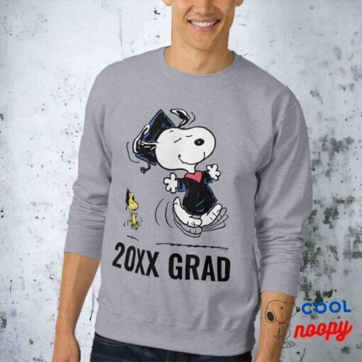 Peanuts Snoopy Woodstock Graduation Sweatshirt 9