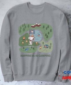 Peanuts Snoopy Woodstock Happiness Is Camping Sweatshirt 12
