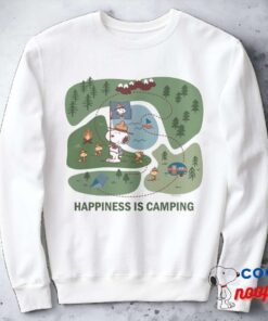 Peanuts Snoopy Woodstock Happiness Is Camping Sweatshirt 13