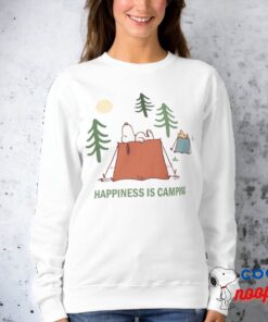 Peanuts Snoopy Woodstock Happiness Is Camping Sweatshirt 20