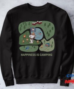 Peanuts Snoopy Woodstock Happiness Is Camping Sweatshirt 30