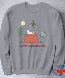 Peanuts Snoopy Woodstock Happiness Is Camping Sweatshirt 8