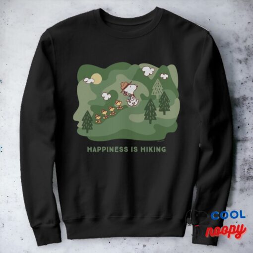 Peanuts Snoopy Woodstock Happiness Is Hiking Sweatshirt 5