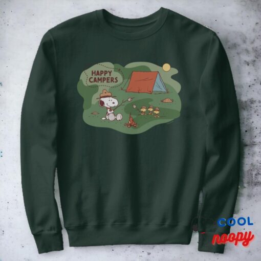Peanuts Snoopy Woodstock Happy Campers Sweatshirt 6